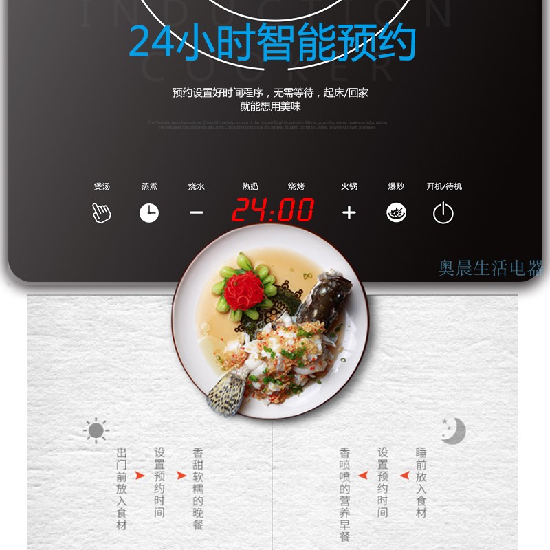 现货速发气电灶*28镶嵌式嵌入商用台式电磁炉/电陶
