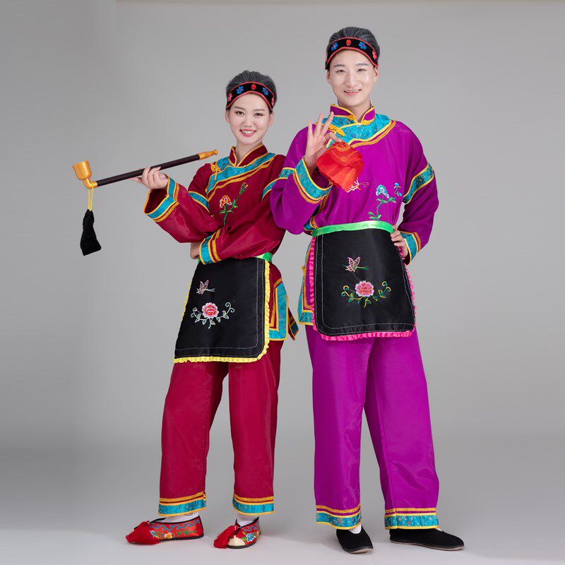速发蹈剧戏曲台品舞用演出服装配饰影视道具秧歌舞戏村姑阿庆嫂围