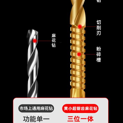 热销锯齿宝塔钻头高硬度含u钴开孔器金属不锈钢阶梯钻套装木工扩