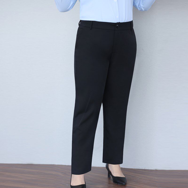速发裤服裤正装裤子裤筒宽松大码直商务职业西西工作裤长裤