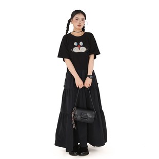 速发新游记2024夏感嬉款连衣裙收腰高级季长裙