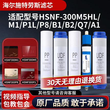适配海尔施特劳斯净水器HSNF-300M5HL/M1/P1L/P8/B1/B2/Q7/A1滤芯