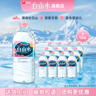 农心白山水天然长白山矿泉水适合宝宝饮用水泡奶桶装 3箱装