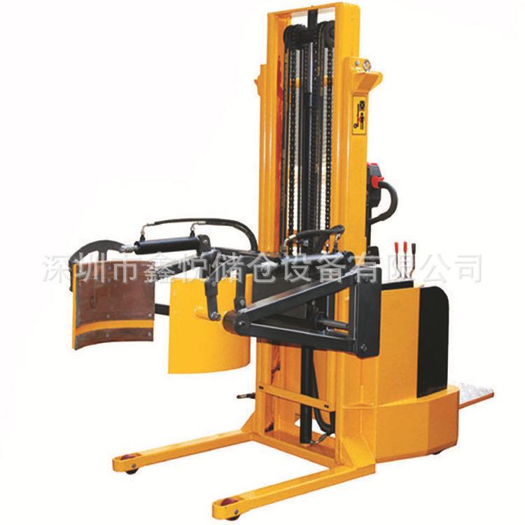 全电动油桶堆高车YL600油桶倒料翻转升高车