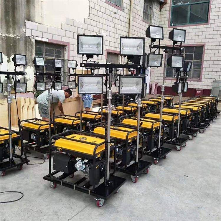 工程移动照明灯手推式照明车防汛户外照明射程远柴油汽油可选购