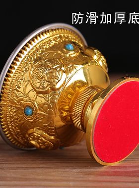 新品八吉祥高脚供水杯不锈钢内胆可D拿出家用佛前净水杯七供杯摆