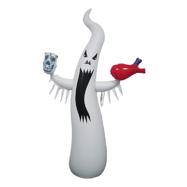 极速Halloween Iknflatable Scary Specter 2.1 Meters Durable f