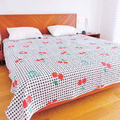 极速加厚绗缝床单单件可定制夹棉床盖G炕单三件套双面两用学生宿