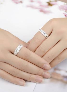 极速Ring couple ring temperament womenIs  starry opening me