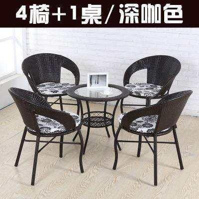 极速Table three lsets of desks and chairs balcony chair livi