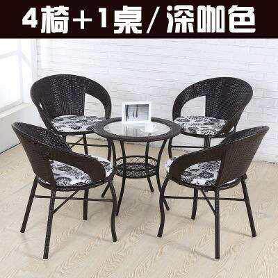 极速Table three lsets of desks and chairs balcony chair livi