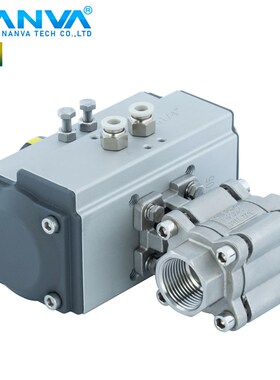 极速气动中高压球阀2000WOG不锈钢304三片式3PC耐O压64公斤Q611F-