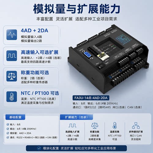 国产plc工控板兼容FX3U