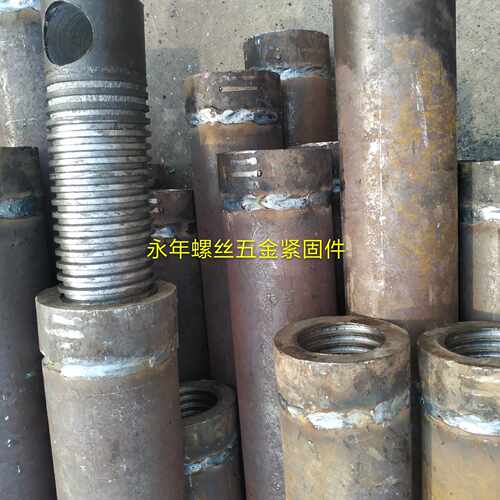 热销台车丝杆 定j制台车粗牙丝杆 正反牙梯形管试调节对拉杆建筑