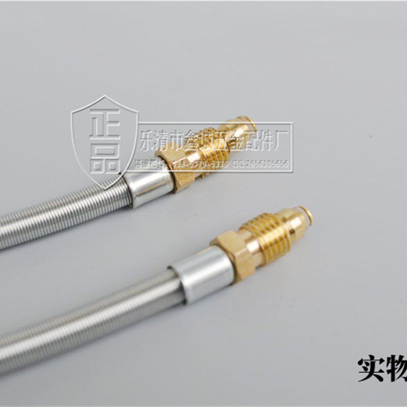 热销包邮弹簧护j套油管机床润滑泵输油管油路铜接头外钢丝护套软