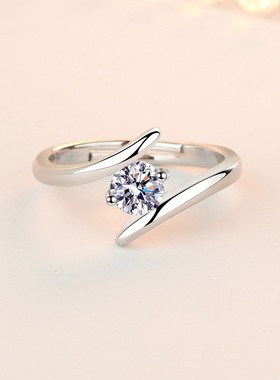 命运之轮戒指女戒锆石轻奢设计感百搭指环求婚订婚首饰品源头工厂