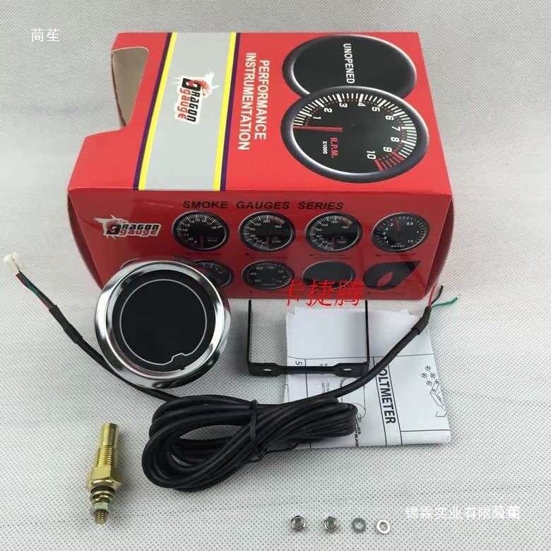 2英寸(52MM)LCD液晶屏七彩灯光显示水温表/改装赛车仪表其他