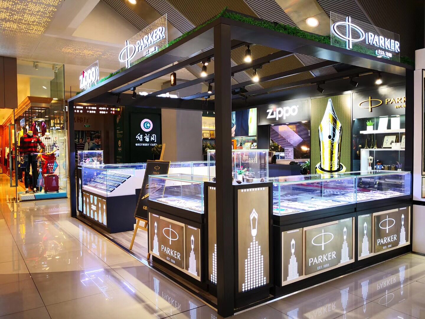 工厂新款上新 组装钟表展柜 简易钟表展柜 欧式钟表展柜