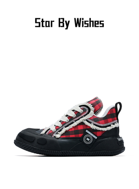 Star By Wishes 无限潮流板鞋 百搭复古增高防滑耐磨休闲鞋