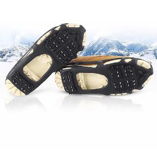 极速Snow Shoe Cleats Non-slixp Spikes Ice Walk Hiking Climbi