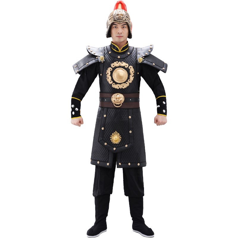 极速新款盔甲可穿舞台装古u装电视剧扮演将军盔甲服装男铠甲服装