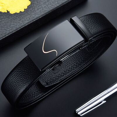 极速皮带男Belts Men High Quality Genuine Leather TBelt for M