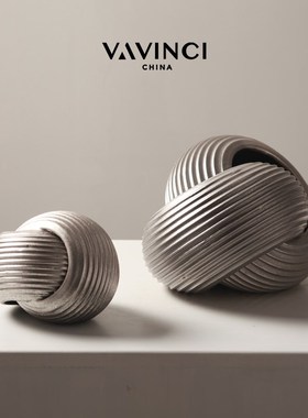 新品新品现代轻奢摆件创意书房办公室家居客厅玄关V电视柜酒柜软