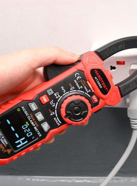 极速。华博H208A/D钳形v万用电表高精T度数字钳形表多功能钳表交