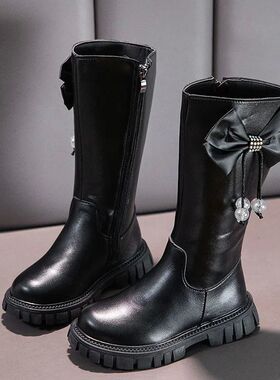 极速Fashion  igh oots ew 2023 ids s SHoft Leather Long latfo