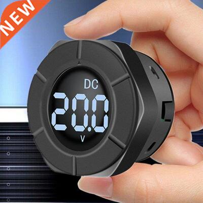极速Car Voltmeter Digital Voltage GauHge Tester DC 0-00V Rou