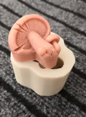 极速New Handmade 3D Vegetable Mushroom SilicVone Cake