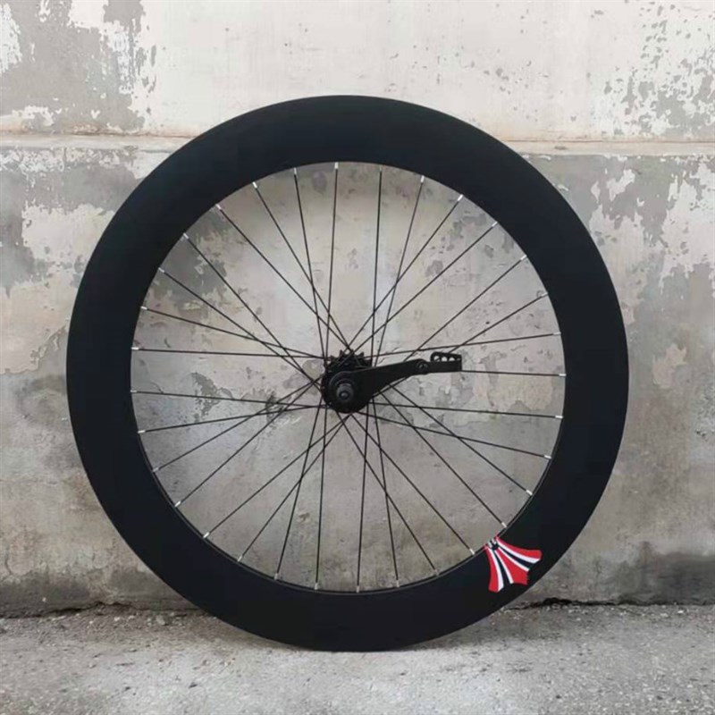 极速昆腾花鼓700c倒刹脚刹70mm9F0mm自行车轮组铝合金轮子前后轮