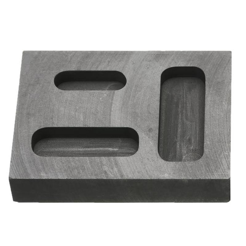 速发3 Holes Graphite Ingot Mold Graphite Melting Casting Ing