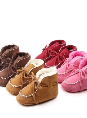 极速0-18 Infant ewborn aby w Winter Sw oot Solid Color Fleec