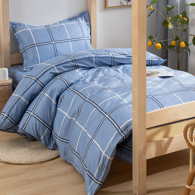 极速全棉床上三件套宿舍床单被套C纯棉学生单人床被罩被单寝室床