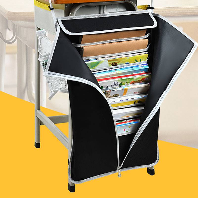 极速书袋课桌收纳神器小学生挂书袋书桌侧挂袋初T中高中生教室书