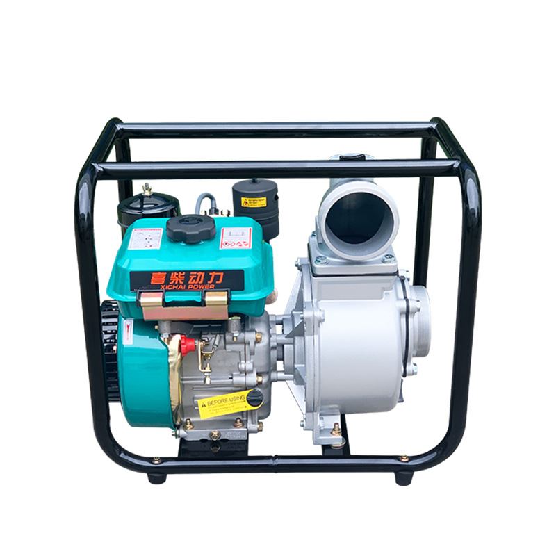 极速3寸4寸农用灌溉柴q油机自吸泵大流量电启动高扬程抽水机小型