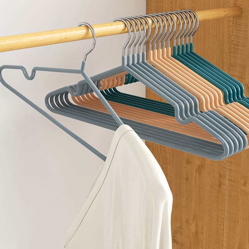 极速衣架家用挂衣100s个学生宿舍晾衣服衣挂防滑防肩角不起包加厚