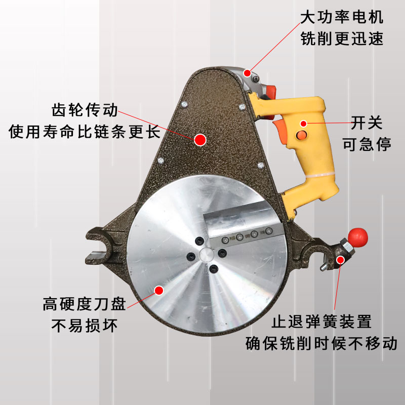 极速PE管手摇对焊机63-160/200新款pe热熔焊机焊管机豪.华款四环