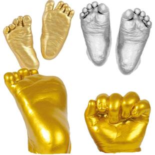 极速3D Baby Hand Print Foot Baby Casting Keepsake KiXt Handp