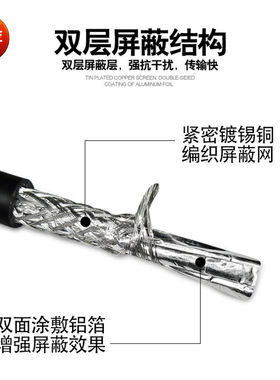 极速485双绞屏蔽线24681012芯0.2/0.3/0.5P平方通讯线100米双绞屏