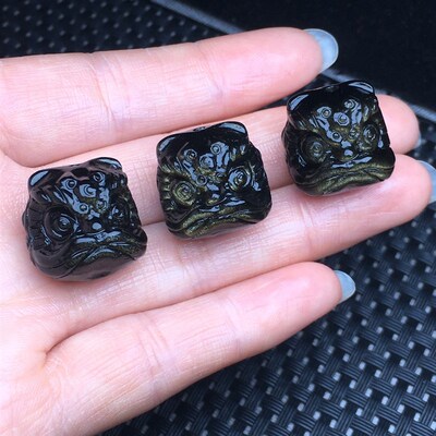 新品金耀石醒狮配件手工diyG时尚配饰水晶手串Y012