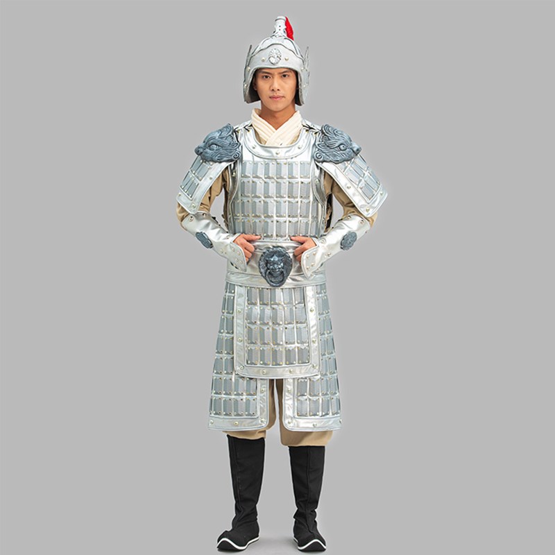 极速古代盔甲将军铠甲中国风武士盔甲游园影N视剧三国岳飞盔甲服