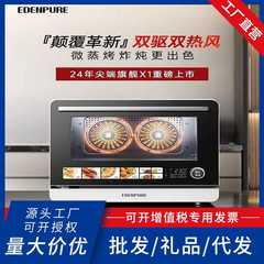 EDENPURE/宜盾普X1微波水波炉微蒸烤炸一体机四合一台式家用烤箱