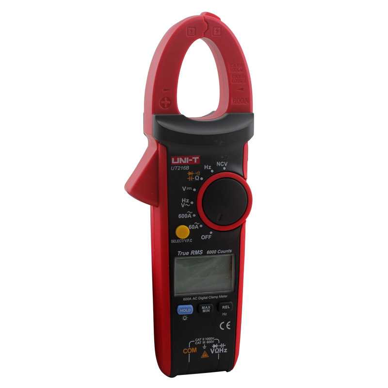 UNI-T/优利德 UT216B钳型表 600A真有效值万用表  自动量程电流表