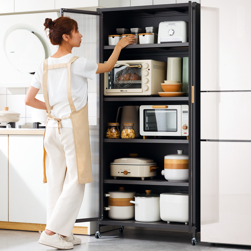 极速厨房置物架落地多层多v功能收纳锅架家用货架烤箱微波炉架子