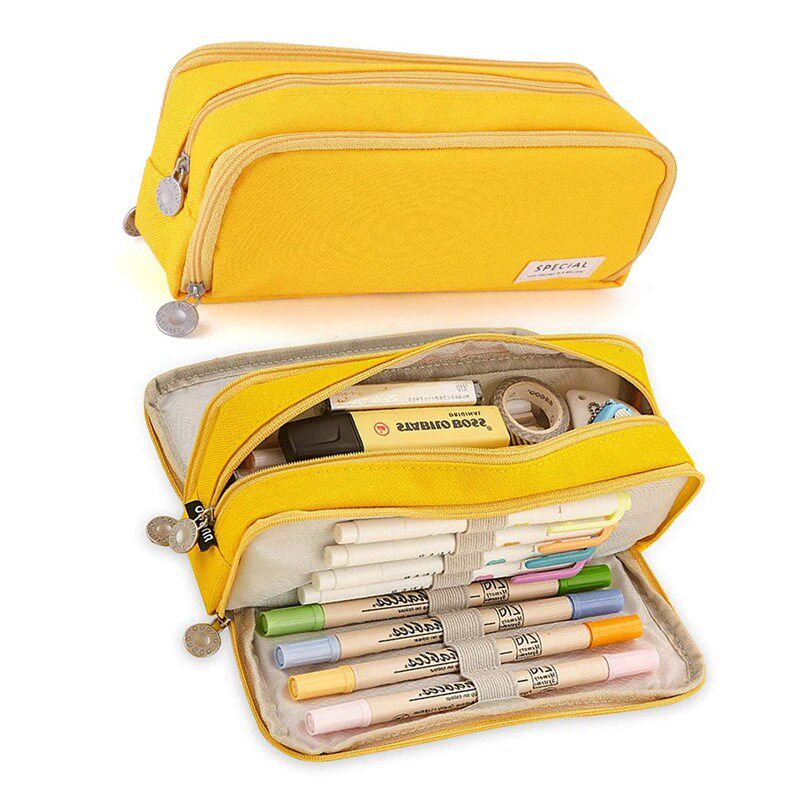 极速Large Capacity Pencil Cwase Stationery Box Multifunction