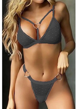 极速Deep V Sexy Lingerie Womens Underwear SOets Mesh Transp