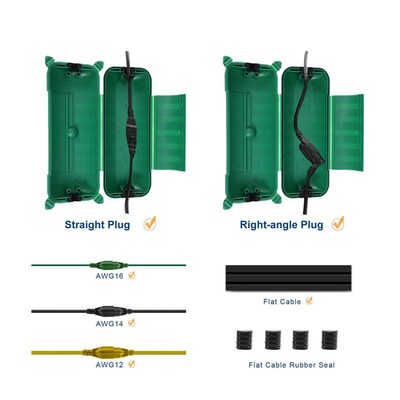 极速Waterproof Connection wBox Weatherproof Electrical Exten