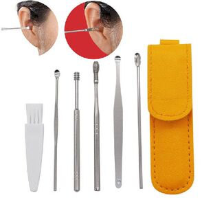 极速7Pcs/set Cleaning Earpick Ear Cleaner Earpick StiXcks Wa